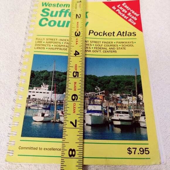 Atlas Hagstrom  NY Western Suffolk County -Spiral Bound Pocket Atlas - Picture 6 of 12